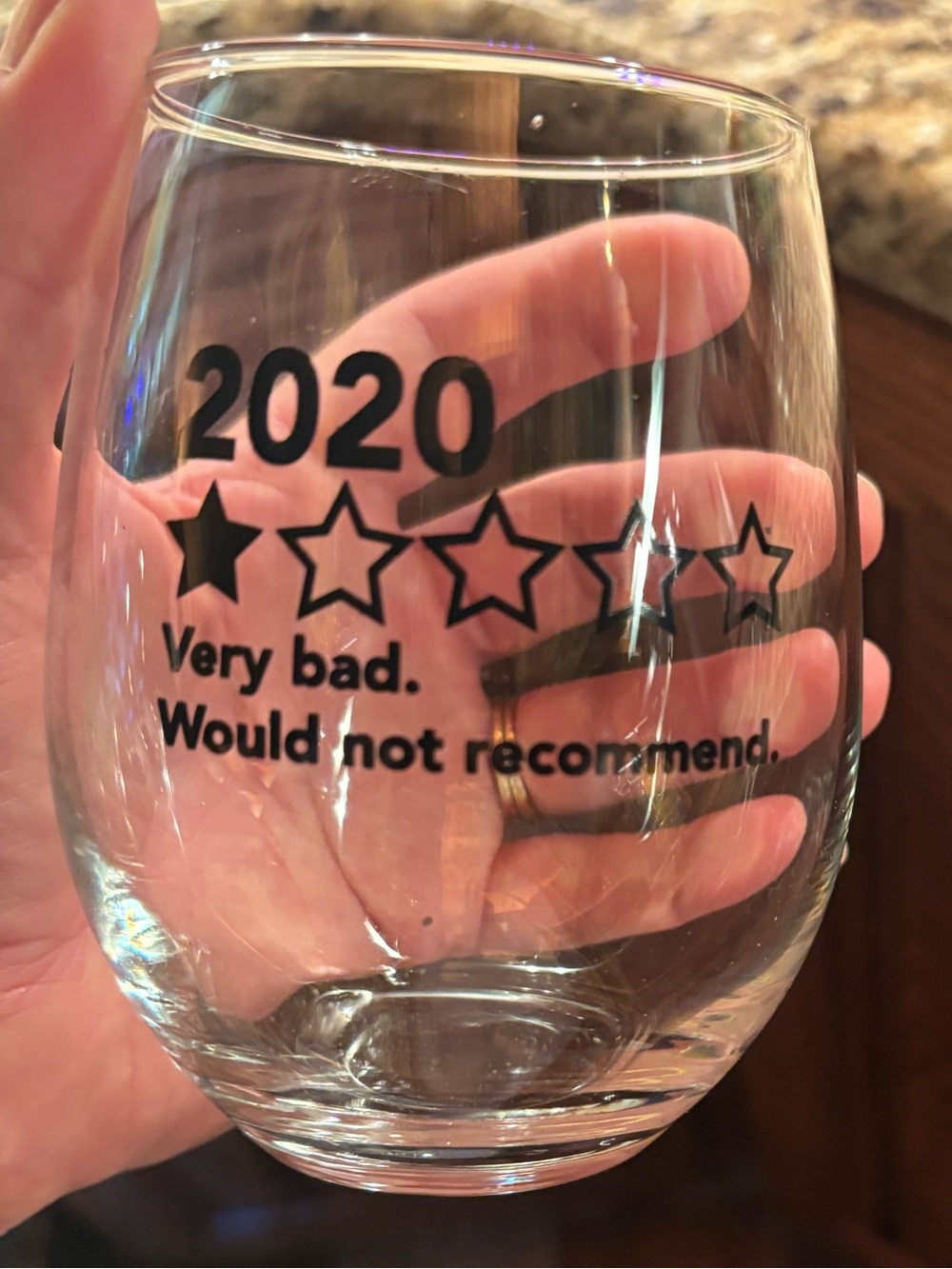2020 Novelty Stemless Wine Glass
